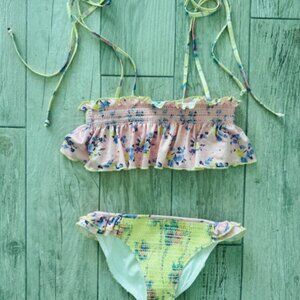 NWOT LoveShackFancy Girls Bikini Floral sz.5-6Y